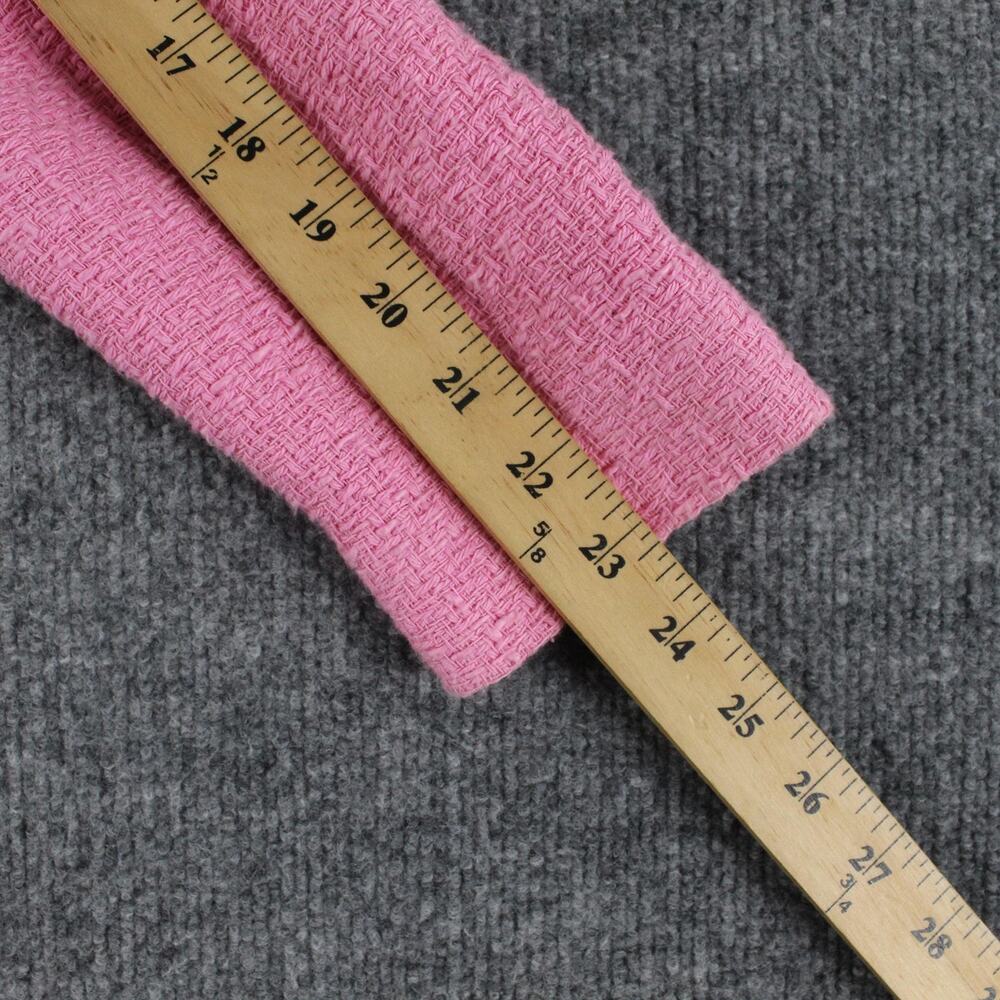 Zara Blazer Women XS Candy Pink Textured Tailored Gold Button Jacket Academia - Picture 9 of 10